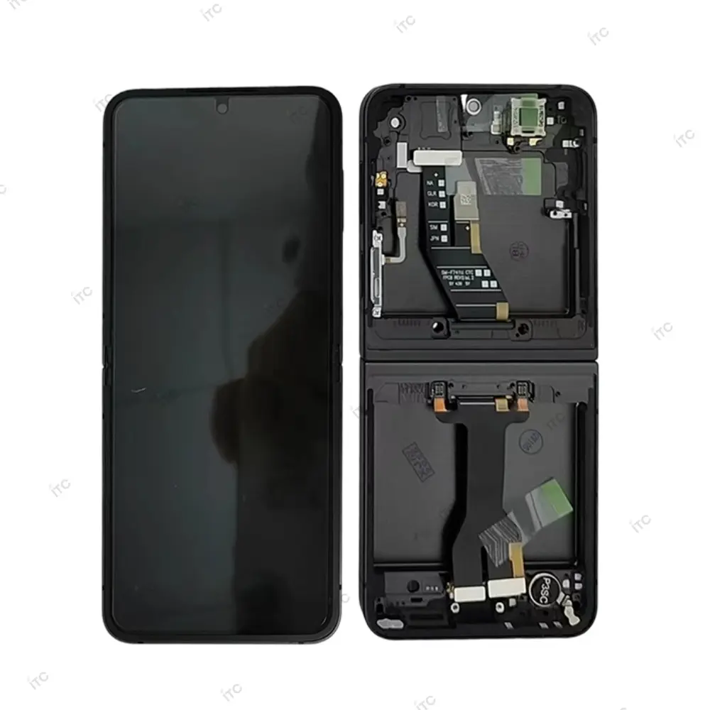 Galaxy Z Flip6 フロントパネル（再生品）（枠付き）黑 日本版