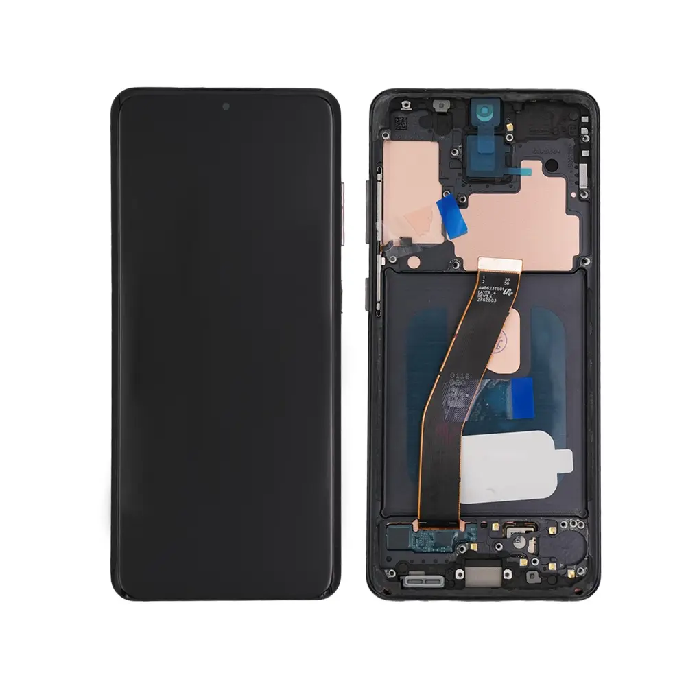 Galaxy S20 4G/5G  有機EL 互換パネル フレーム付き黒