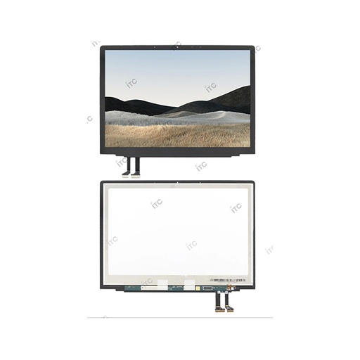 [L2079] Surface Laptop1-2 (1769) フロントパネル (13.5インチ) 黒（再生品）　