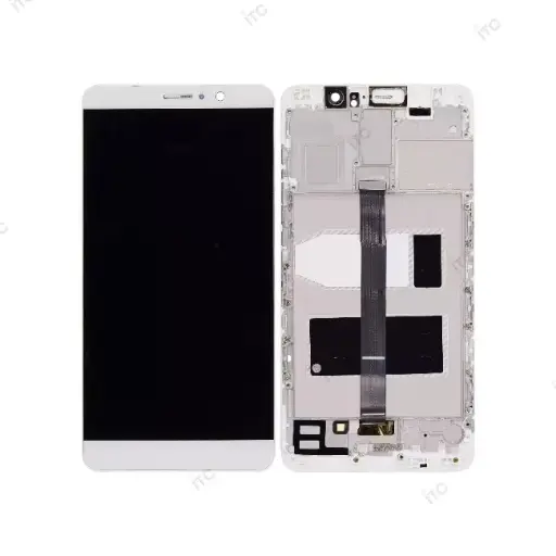 [L5089] HUAWEI Mate9 フロントパネル 白 （互換品）　