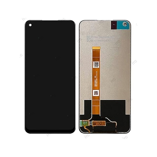 [L5189] OPPO Reno5A フロントパネル 黒（再生品）　