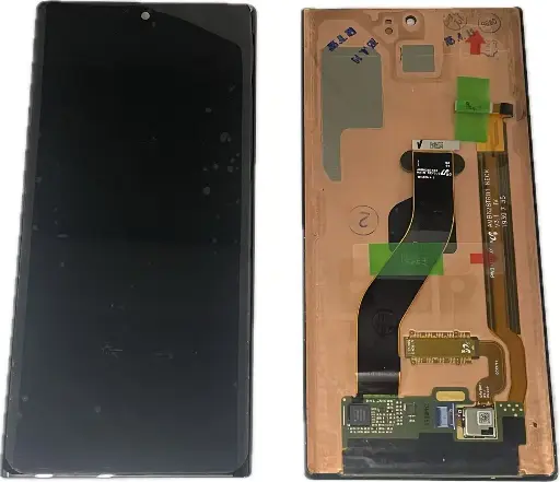 [L5205] Galaxy Note10 フロントパネル 黒（再生品）　