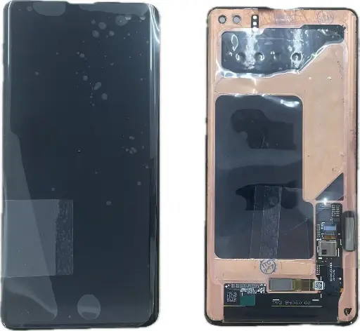 [L5215] Galaxy S10+ フロントパネル 黒（再生品）　