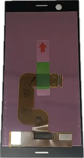 [L5290] Xperia XZ1 Compact フロントパネル 銀（再生品）　