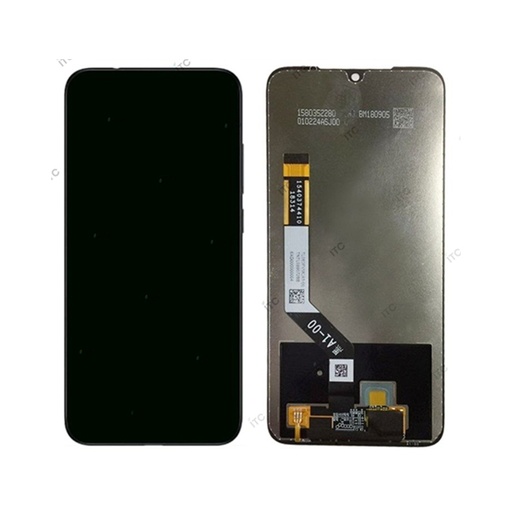 [L5405] Xiaomi Redmi Note 7-7Pro フロントパネル 黒（再生品）　