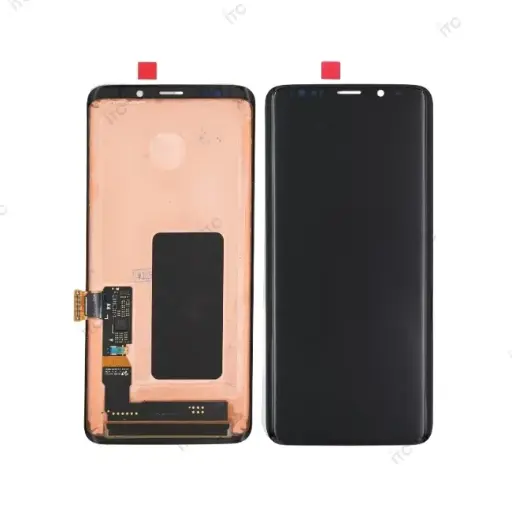 [L5462] Galaxy S9Plus フロントパネル 黒（再生品）　