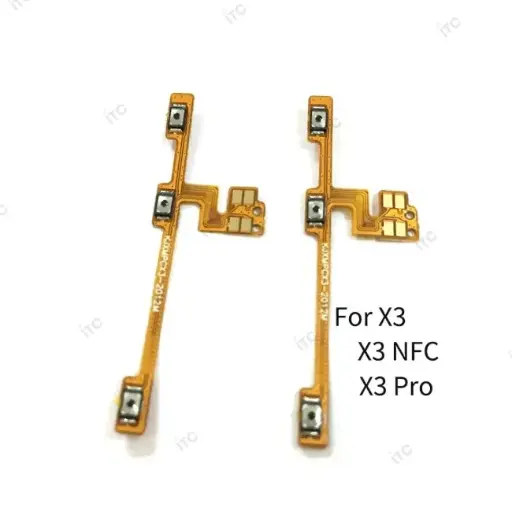 [S2599] Xiaomi Poco X3-X3 NFC-X3 Pro 電源-音量フレックスケーブル