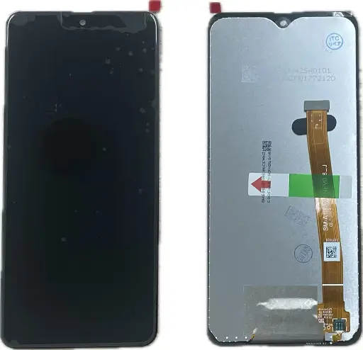 [L5466] Galaxy A20/A21/A22フロントパネル 日本版 黒 REV0.8 （再生品）　