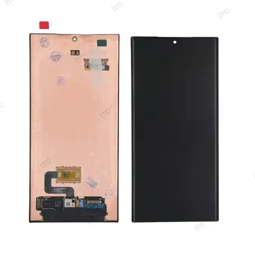 [L5566] Galaxy S23 Ultra フロントパネル 黒（再生品）　