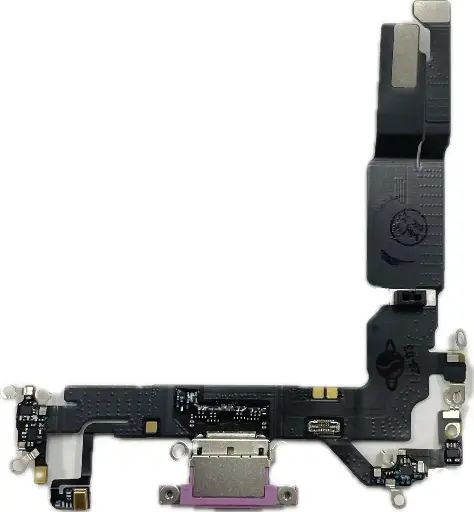 [S0603] iPhone 16 ドックコネクター ピンク（取り外し品）