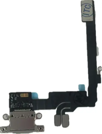 [S0616] iPhone 16Pro ドックコネクター チタンカラー（取り外し品）