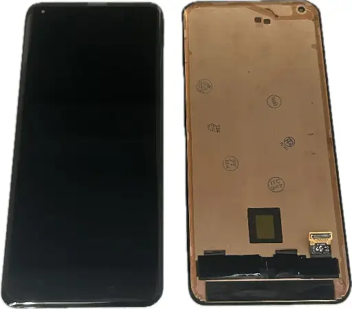 [L5584] Xiaomi Mi11 Pro フロントパネル 黒 再生品