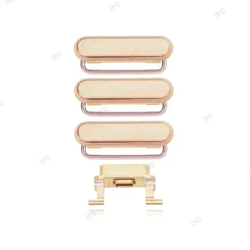 [S0960] iPhone 6S Plus 電源ボタン/音量ボタン/サイレントスイッチ /トレー(1セット )ゴールド