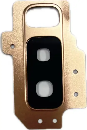 [S2888] Galaxy S9+　(SC-03K) カメラレンズ（フレーム付き）ゴールド