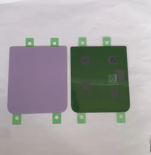[L5807] Galaxy Z Flip4  バックガラス パープル