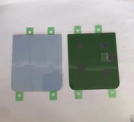 [L5810] Galaxy Z Flip4  バックガラス ブルー
