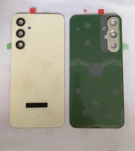 [L5859] Galaxy S23 FE バックガラス（枠付き） クリーム色