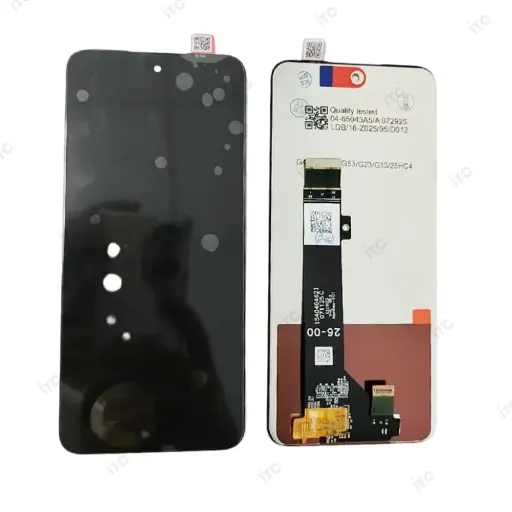 [L5886] Motolora Moto G53 5G フロントパネル 黒（互換品）