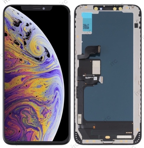 [L3076] iPhone XS Max 有機ELソフト (SoftOLED) 黒