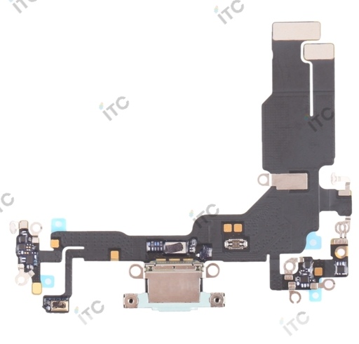 [S0509] iPhone 15 ドックコネクター 緑（取り外し品）