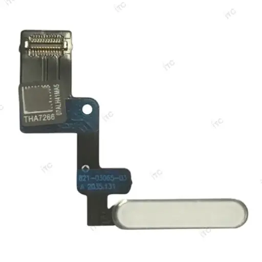 [S2637] iPad Air4 電源/指紋ボタンケーブル 銀