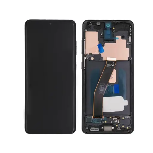 [L5533] Galaxy S20 4G/5G  有機EL 互換パネル フレーム付き黒