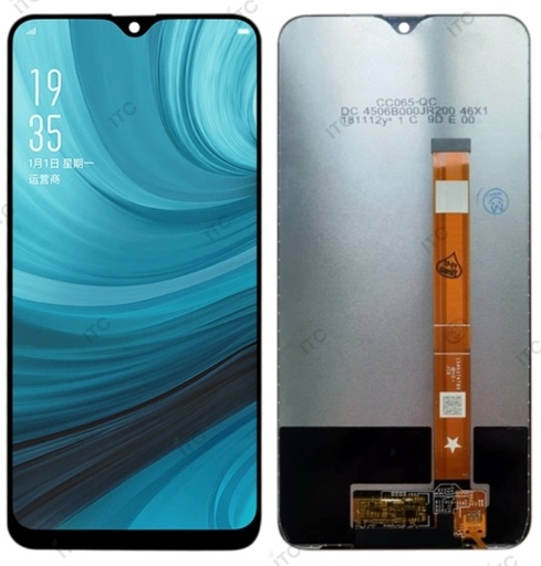 [L5166] OPPO A7/A5s/AX7/A7N/A12/AX5 互換OLED 黒