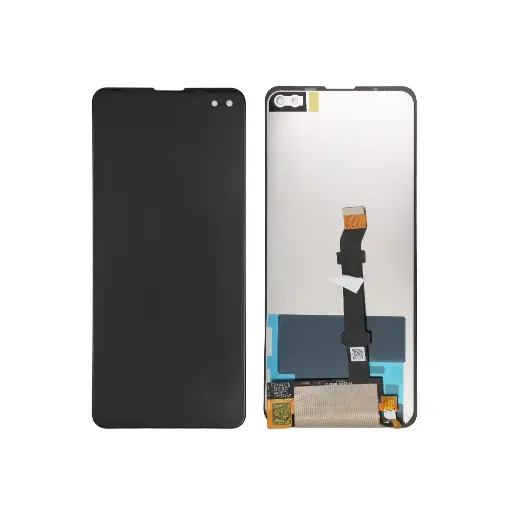 [L5015] AQUOS Sense4 Plus フロントパネル 黒（再生品）　