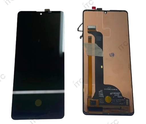 [L5017] AQUOS Sense 8  フロントパネル 黒（再生品）　