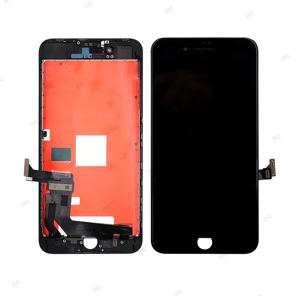 iPhone 8Plus 互換パネル TrueTone移植対応 黒（SSS）