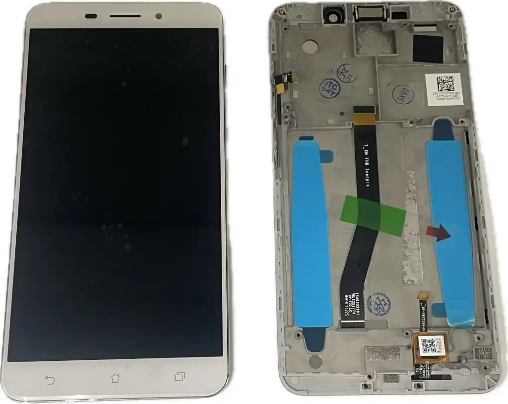 ZenFone 3 Leaser  (ZC551KL) リペアパネル （枠付き） 白 