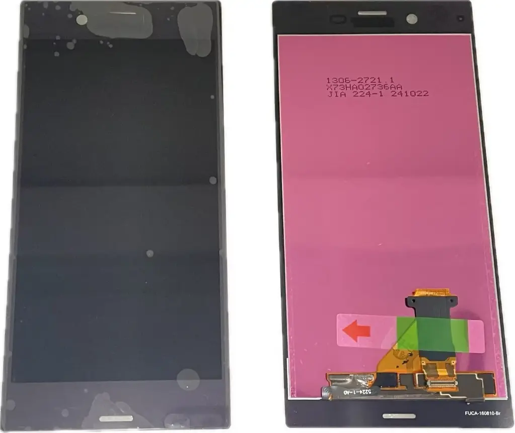 Xperia XZ フロントパネル 黒（再生品）　