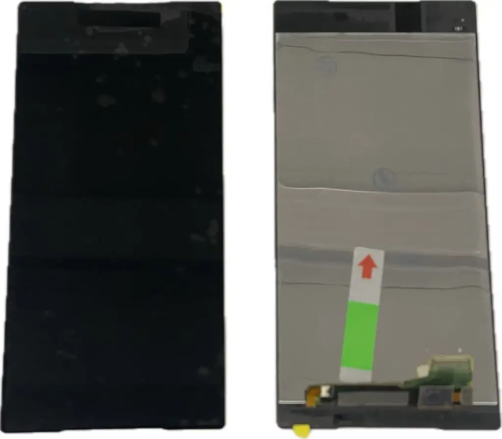 Xperia Z5 Premium フロントパネル 黒（再生品）　