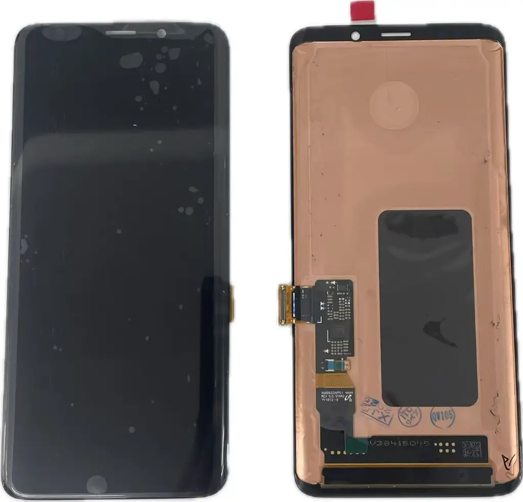 Galaxy S9Plus フロントパネル 黒（再生品）　