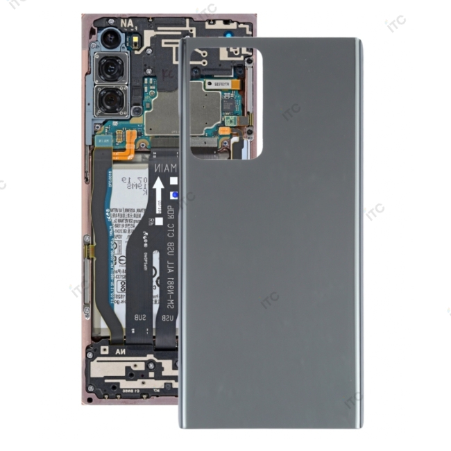 Galaxy Note20 Ultra バックパネル 黒（互換品）