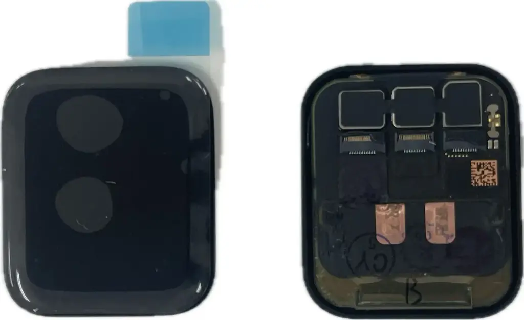 Apple Watch SE (第 2 世代)・40mm フロントパネル 黒（取り外し品）　