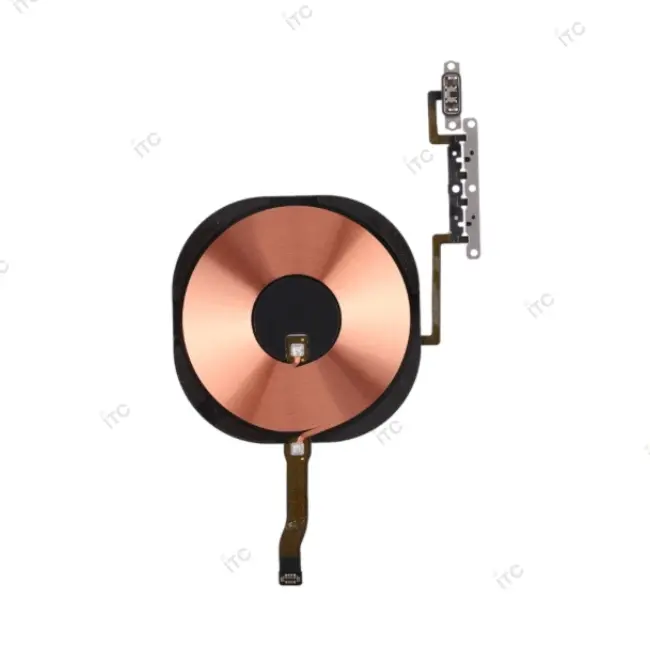 iPhone 11Pro Qi充電コイル＆ボリュームフレックスケーブル