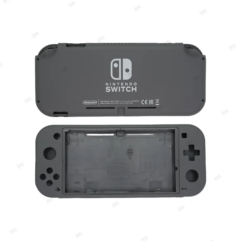Nintendo Switch Lite 表カバー 上下セット グレー 