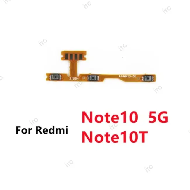 Xiaomi Redmi Note10 5G-Note 10T 電源-音量ボタンケーブル