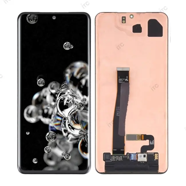 Galaxy S20 + フロントパネル 黒（再生品）　