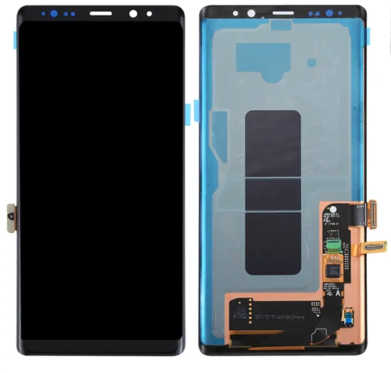 Galaxy Note8 フロントパネル 黒（再生品）　