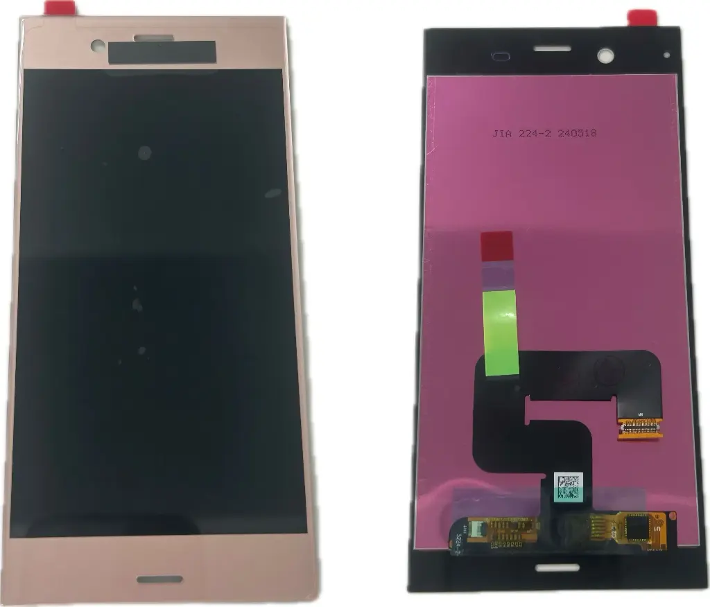 Xperia XZ1 フロントパネル ピンク（再生品）　