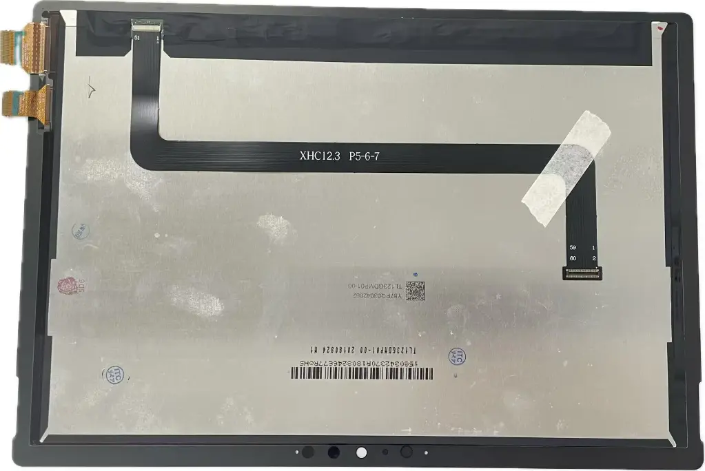 Surface Pro7 (1866) フロントパネル (12.3インチ) 黒 前期 再生品