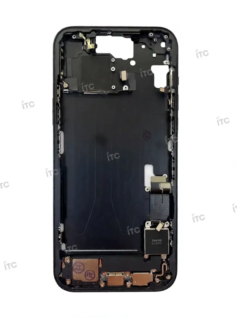 iPhone 15 Plus フレーム（スモールパーツ付き）互換品 黑