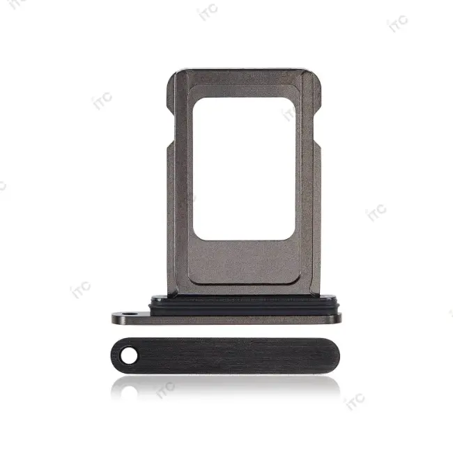 iPhone 15 Pro/iPhone 15 Pro Max SIMトレイ　黒