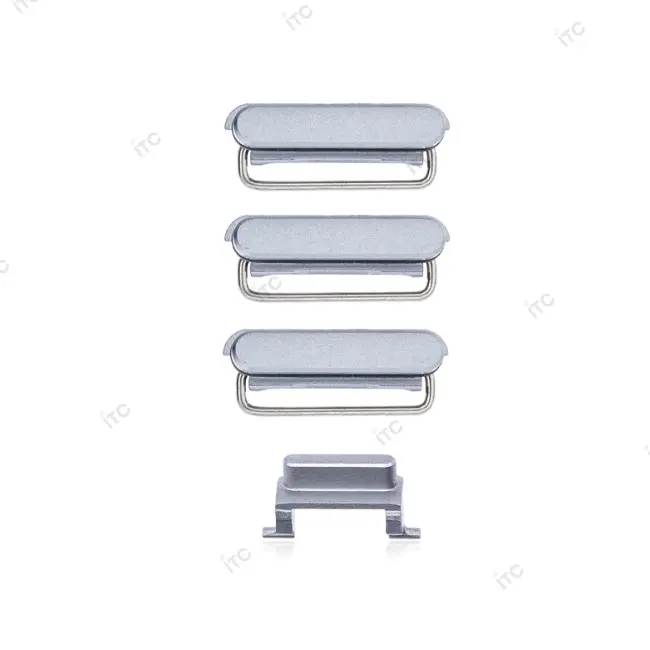 iPhone 6S 電源ボタン/音量ボタン/サイレントスイッチ /トレー(1セット )グレー