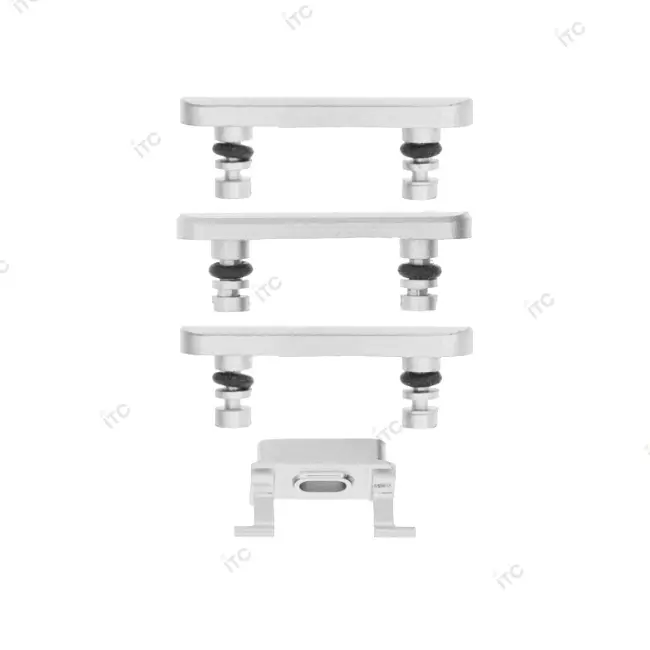 iPhone 7 Plus 電源ボタン/音量ボタン/サイレントスイッチ /トレー(1セット )シルバー