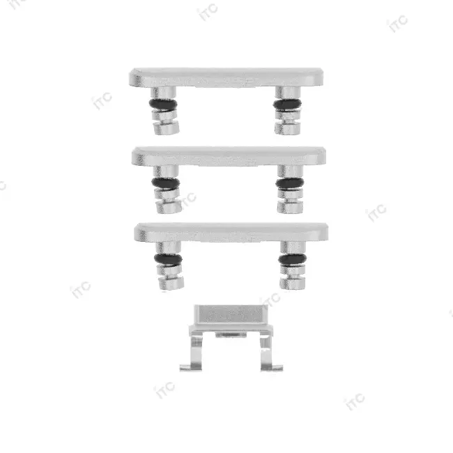 iPhone 8 Plus  電源ボタン/音量ボタン/サイレントスイッチ /トレー(1セット )シルバー