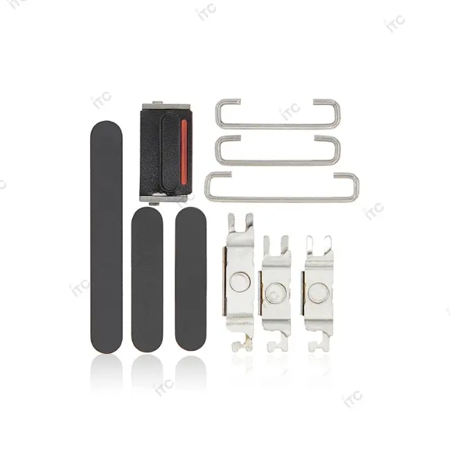 iPhone 13 mini 電源ボタン/音量ボタン/サイレントスイッチ /トレー(1セット )黒