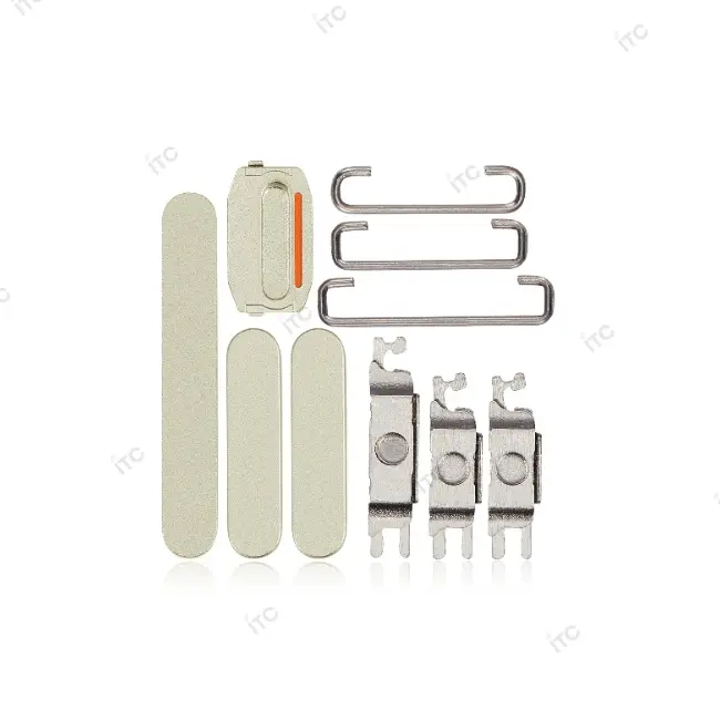 iPhone 15/iPhone 15 Plus 電源ボタン/音量ボタン/サイレントスイッチ /トレー(1セット )イエロー